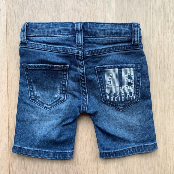 Cesar’s Paccioti Boys Denim Jean Shorts l Size 6 months - Picture 2 of 3